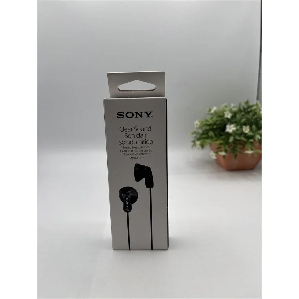 Sony In-Ear Headphones MDR-E9LP Stereo Audio Earbud Earphones New Sealed